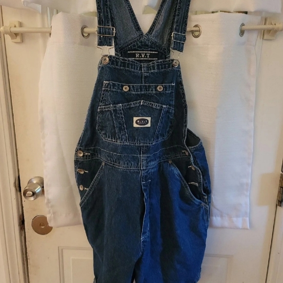 Vintage Cottagecore RVT Short Overalls - Picture 2 of 4